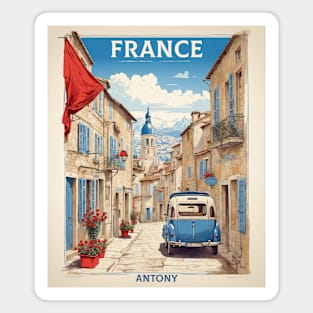 Antony France Vintage Travel Poster Tourism Magnet